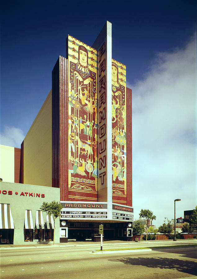 Ella Fitzgerald Photograph - Movie Theaters, The Paramount Theatre #7 by Everett