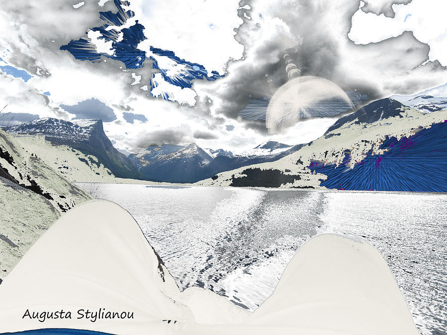 Norway Space Landscape Digital Art by Augusta Stylianou