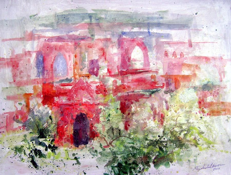 Landscape Painting - Old Dhaka #7 by Mujahidul Hassan