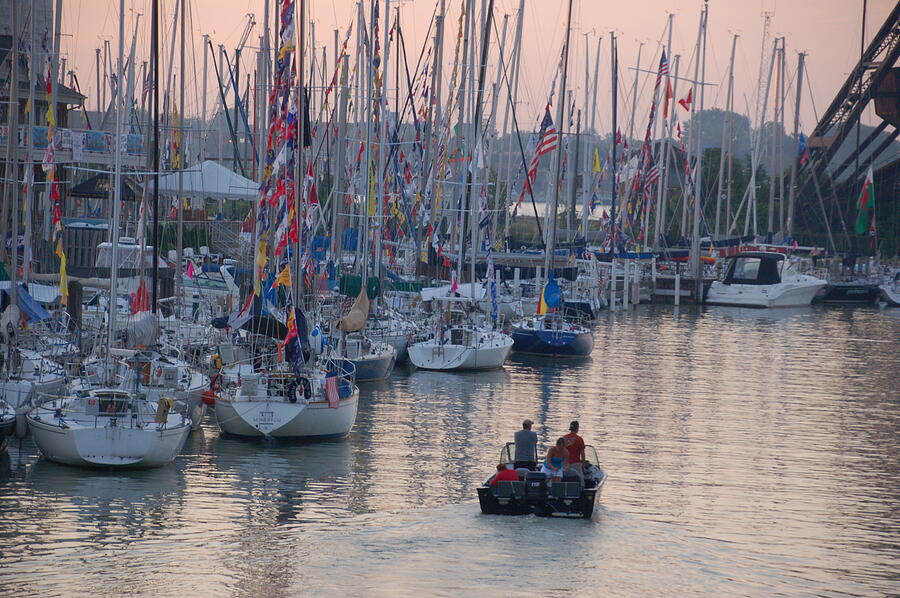 Lots of Sailboats Photograph by Randy J Heath