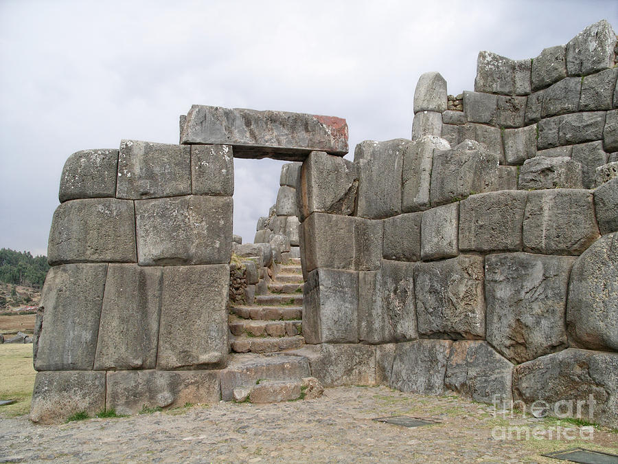 Sacsayhuaman Ruins in Cusco #7 Digital Art by Carol Ailles