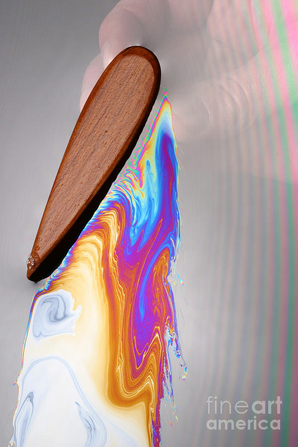 Soap Film #7 Photograph by Ted Kinsman