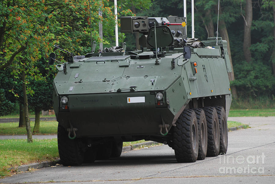 Transportation Photograph - The Piranha IIic Of The Belgian Army #7 by Luc De Jaeger