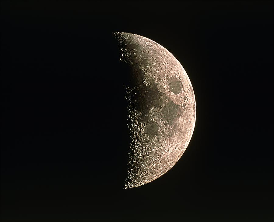Moon Photograph - Waxing Crescent Moon #7 by Eckhard Slawik