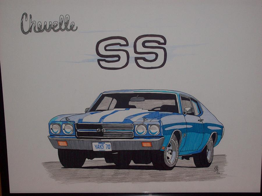 70 Chevelle Drawing