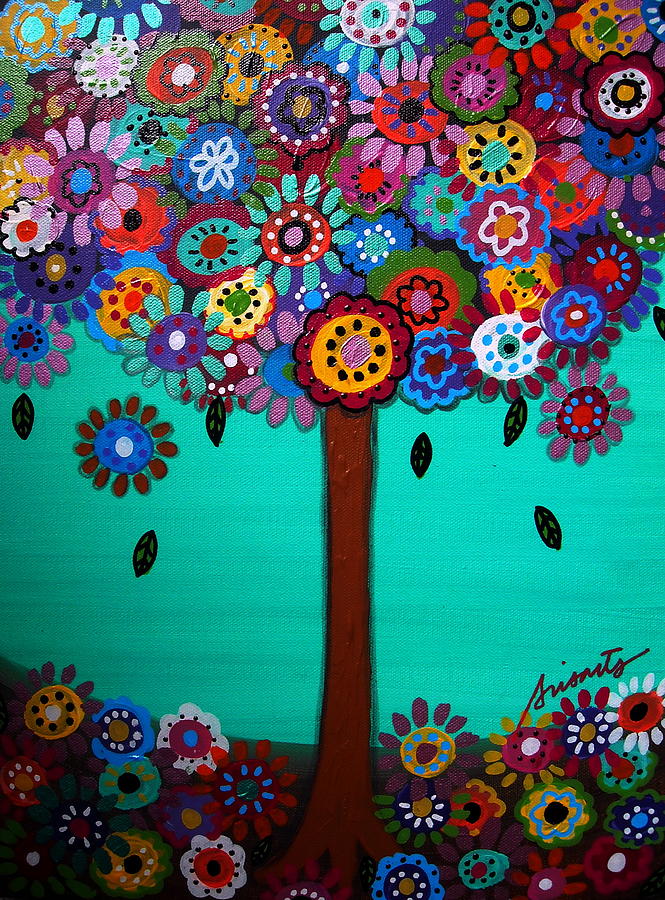 Tree Of Life #70 Painting by Pristine Cartera Turkus