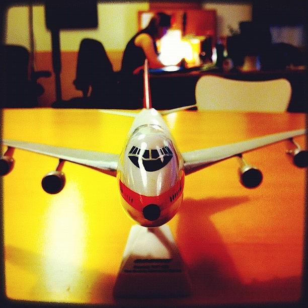 747, Office Still Life. #igers_seattle Photograph by Kevin Smith