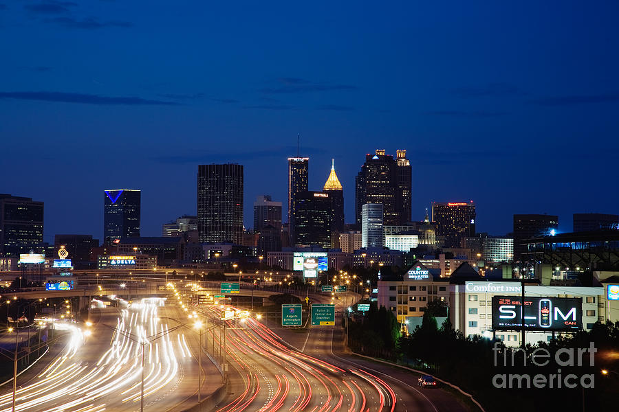 75-85 and the Atlanta Skyline Photograph by Ei Katsumata - Fine Art America