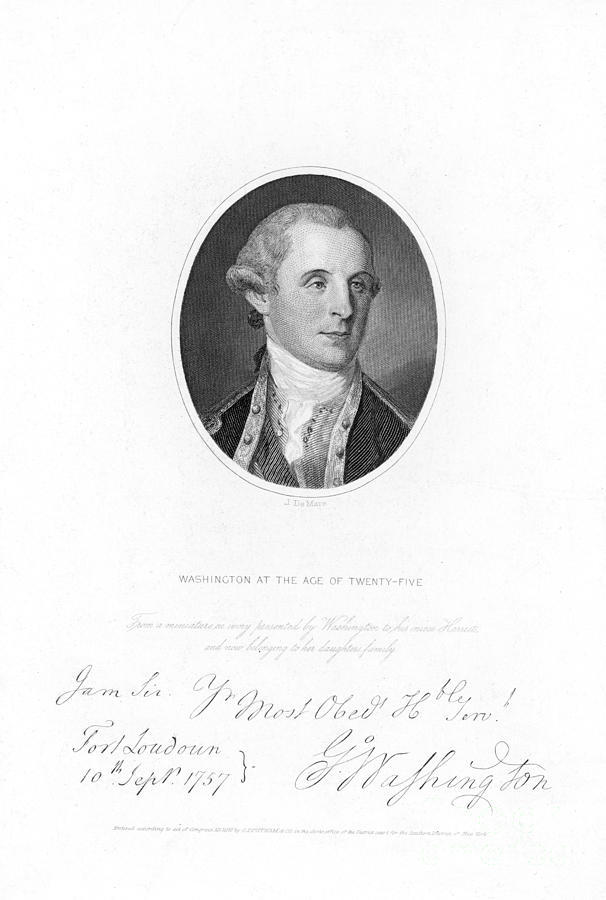 Portrait Photograph - George Washington #75 by Granger