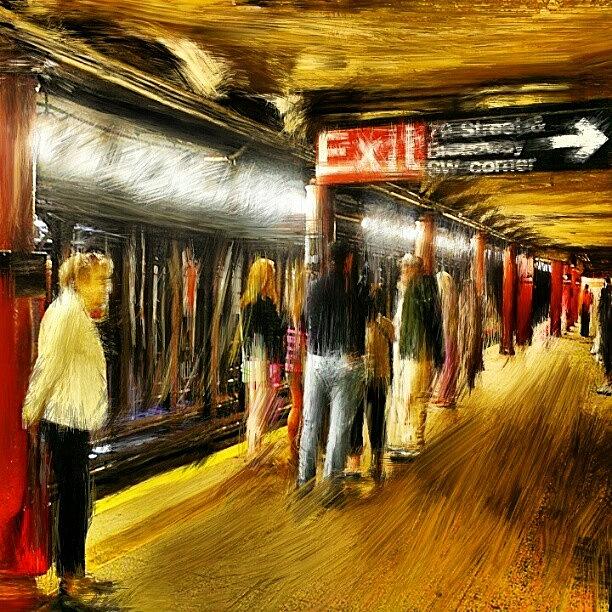 New York City Photograph - #79 #street #subway #nyc #manhattan #79 by Antonio DeFeo