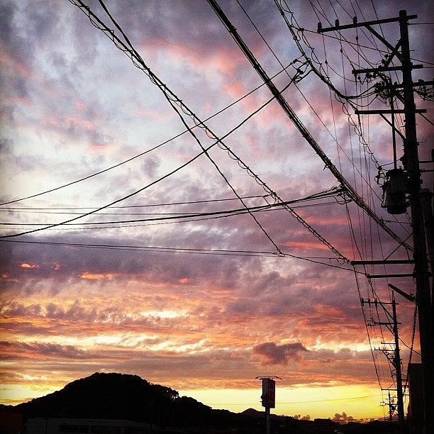 Sunset Photograph - #イマソラ #夕焼け #夕暮れ #8 by Ayami Nakamura