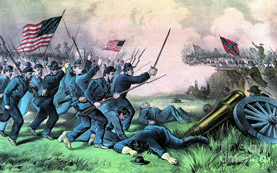 American Civil War, Battle #8 Photograph by Photo Researchers