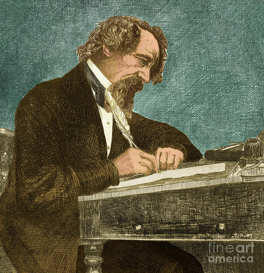 Charles Dickens, English Author #8 Photograph by Photo Researchers