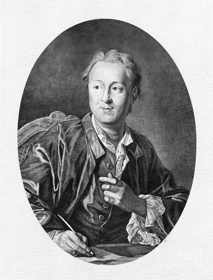 Portrait Photograph - Denis Diderot (1713-1784) #8 by Granger