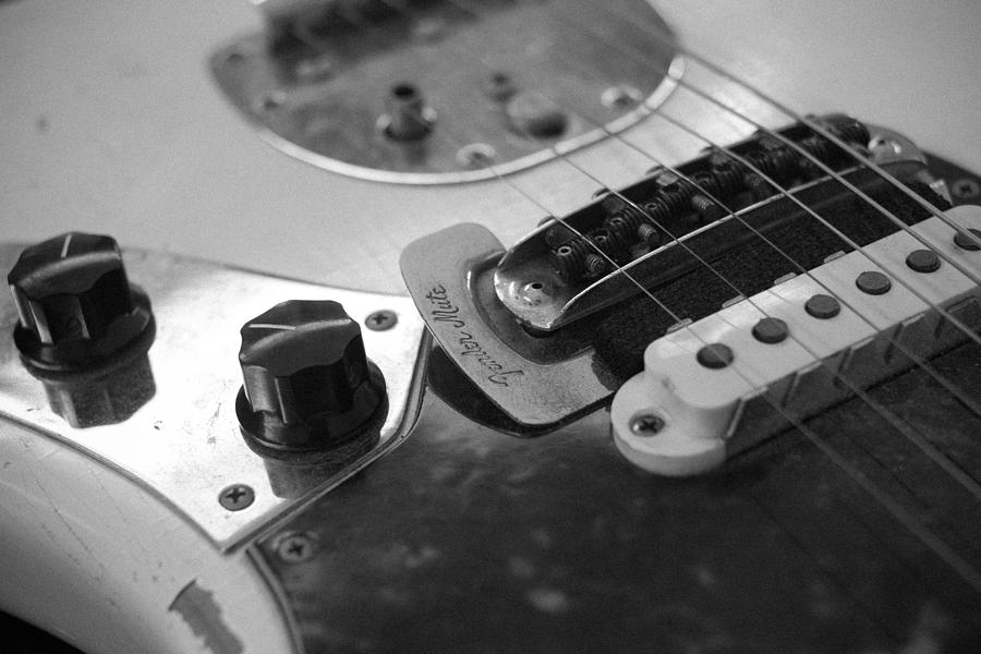 Black And White Photograph - Guitar #8 by Jeff Porter