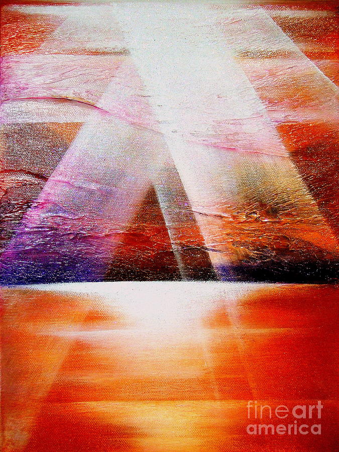 Abstract Sky Painting - Hope #7 by Kumiko Mayer