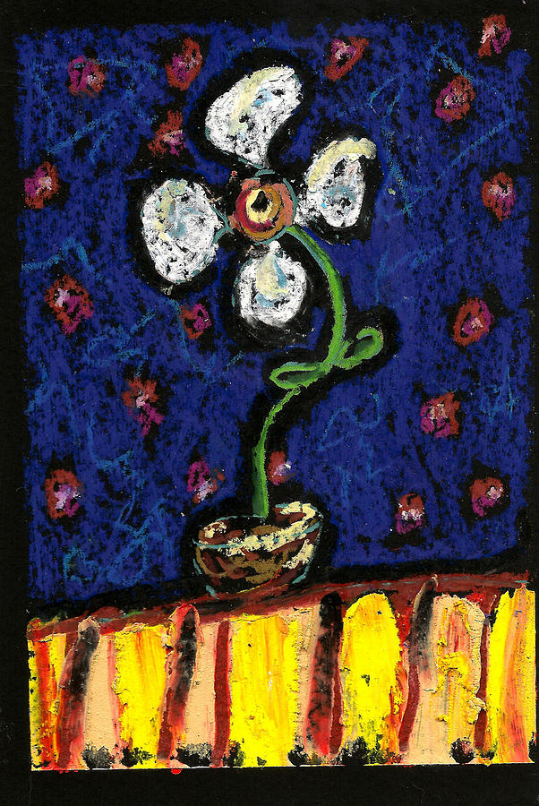 Imaginary Flower Series 2011 #8 Painting by Gustavo Ramirez