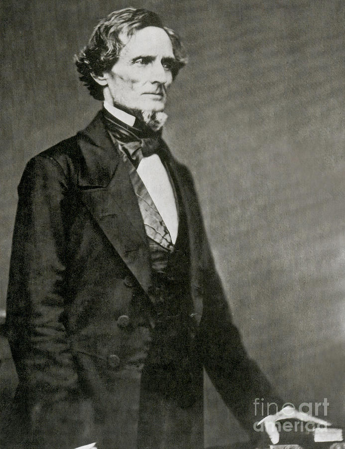 Jefferson Davis, President #8 Photograph by Photo Researchers
