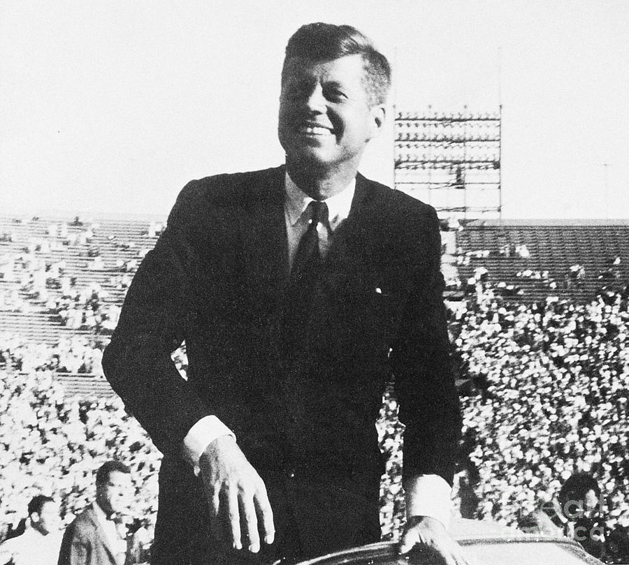 Los Angeles Photograph - John F. Kennedy (1917-1963) #8 by Granger