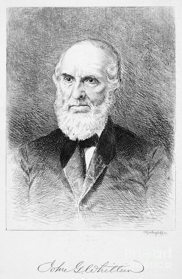 John Greenleaf Whittier Photograph by Granger