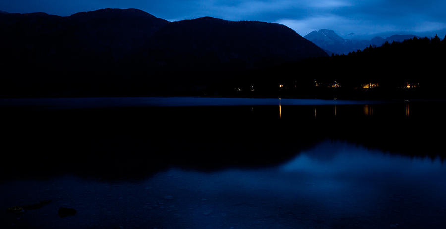 Lake Bohinj at dusk #8 Photograph by Ian Middleton