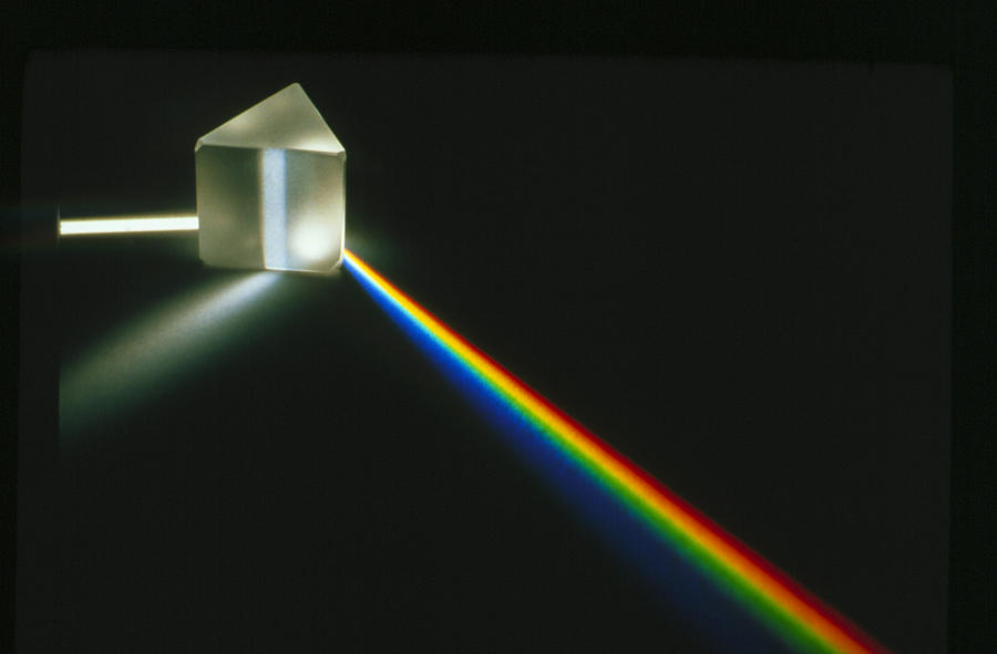 Light Passing Through Prism Photograph by David Parker - Fine Art America