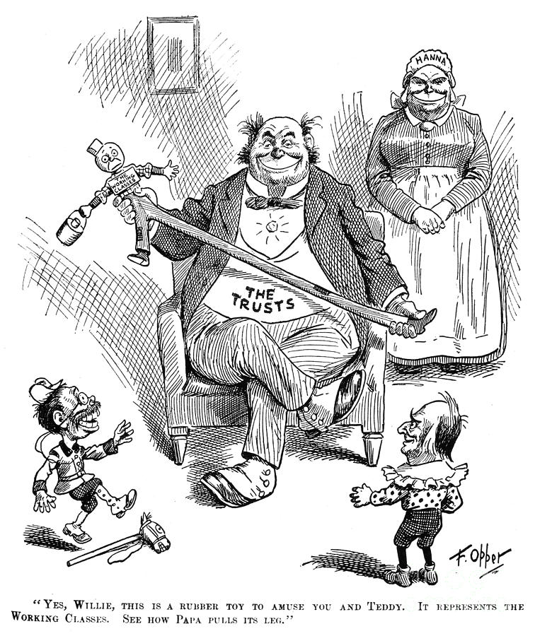 1900 Photograph - McKINLEY CARTOON, 1900 #8 by Granger