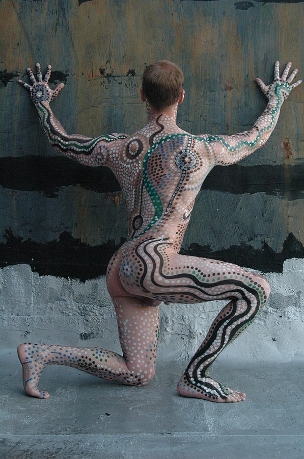 Nude Photograph - Mike Body Painting #8 by RoByn Thompson