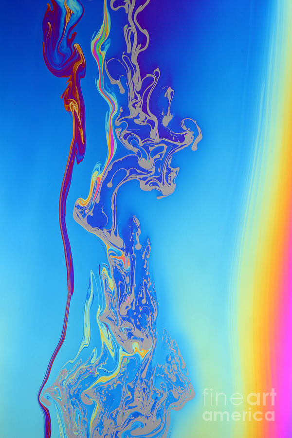 Soap Film #8 Photograph by Ted Kinsman