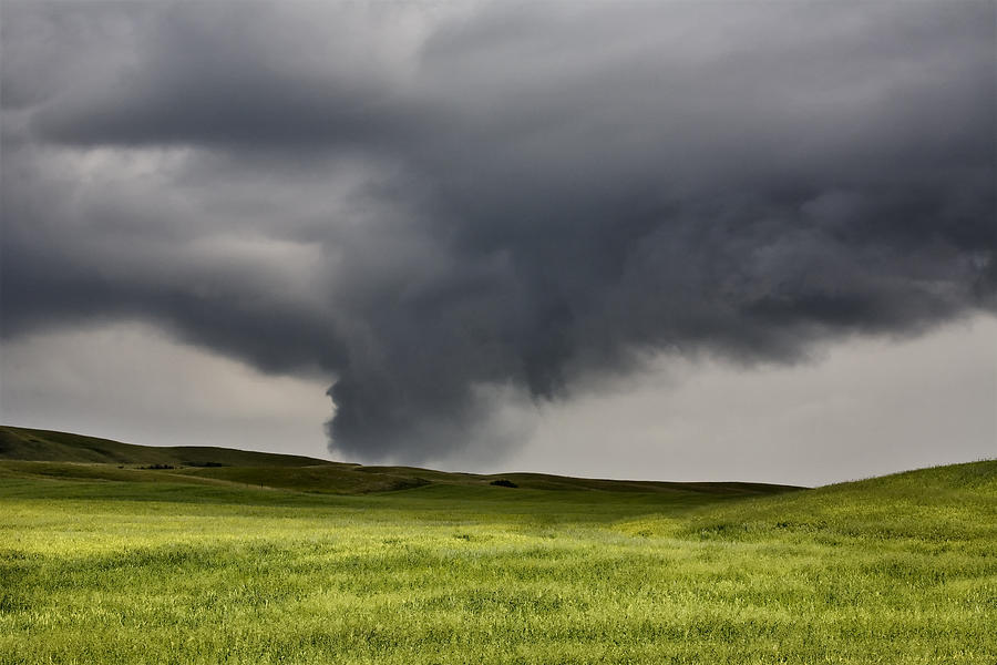 Nature Photograph - Storm Clouds Saskatchewan #8 by Mark Duffy