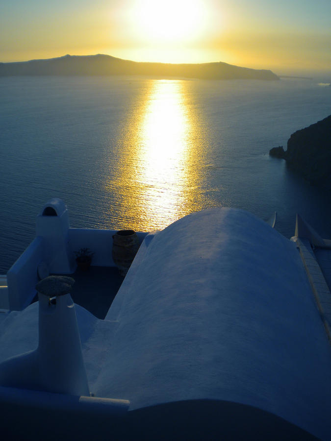 Sunset Photograph - Sunset Santorini Greece #8 by Colette V Hera Guggenheim