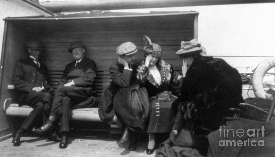 1912 Photograph - Titanic: Survivors, 1912 #8 by Granger