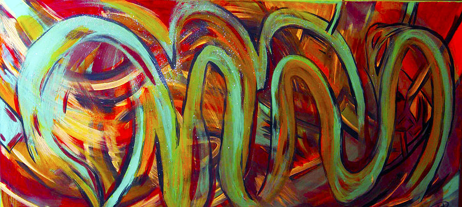 Swirls Mixed Media - Untitled #8 by Artista Elisabet