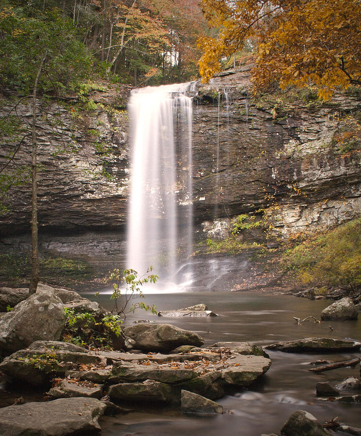 Waterfall #8 Photograph by David Troxel