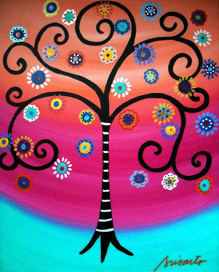 Tree Of Life Painting by Pristine Cartera Turkus