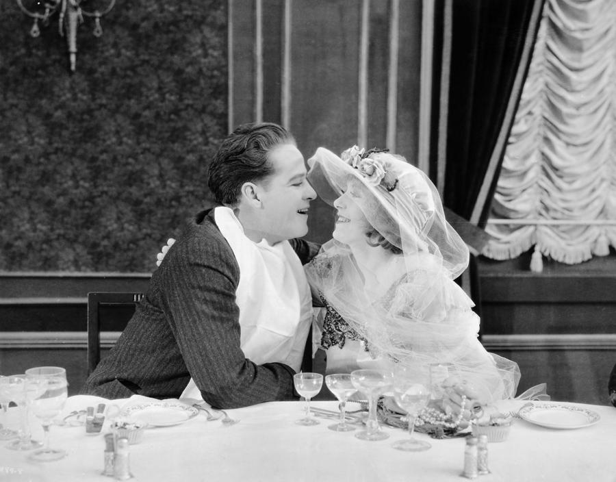 Hat Photograph - Silent Film Still: Couples #87 by Granger