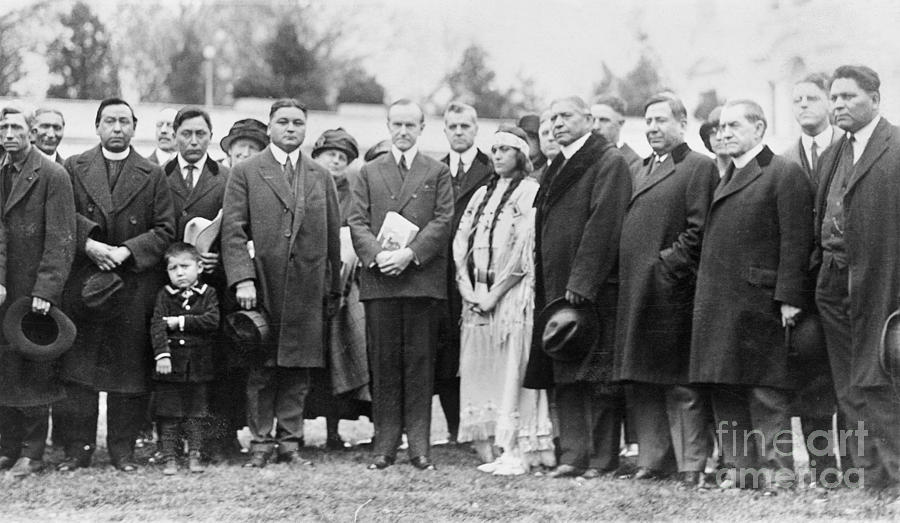 Calvin Coolidge (1872-1933) #9 Photograph by Granger