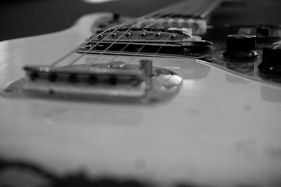 Black And White Photograph - Guitar #9 by Jeff Porter