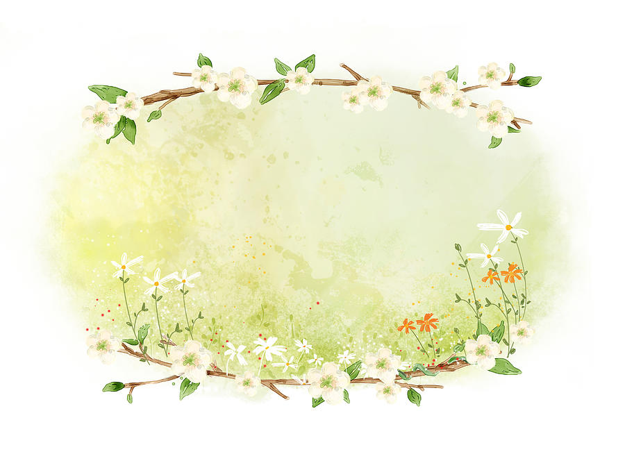 Peaceful Flower #9 Digital Art by Eastnine Inc.