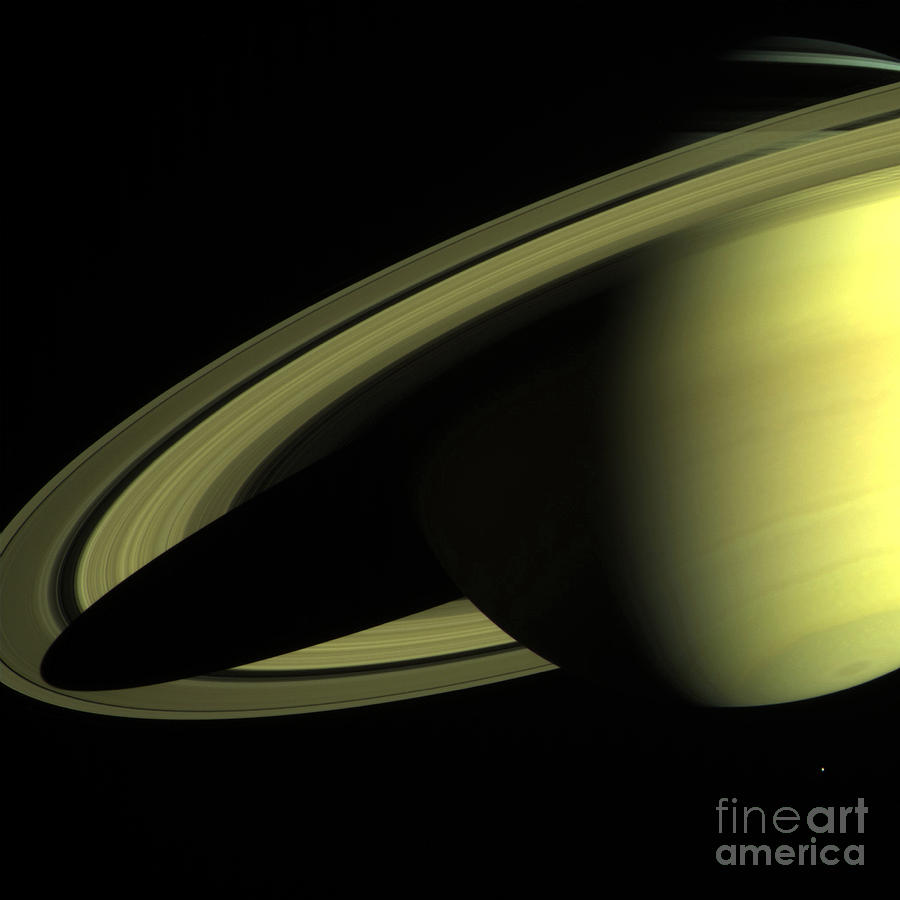 Space Photograph - Saturn #9 by Stocktrek Images