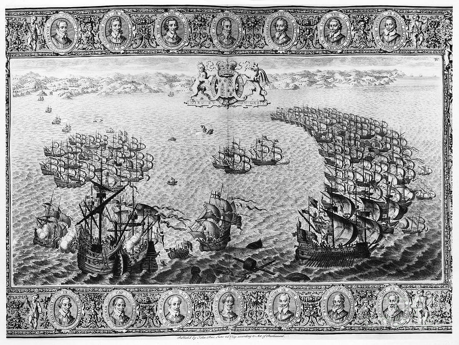 Spanish Armada, 1588 #9 Photograph by Granger