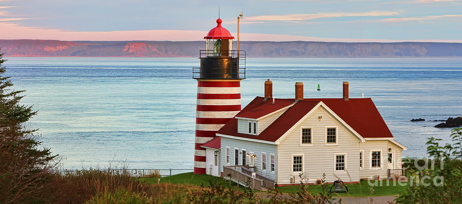 West Quoddy Head Lighthouse Photograph - West Quoddy Head Lighthouse #10 by Jack Schultz