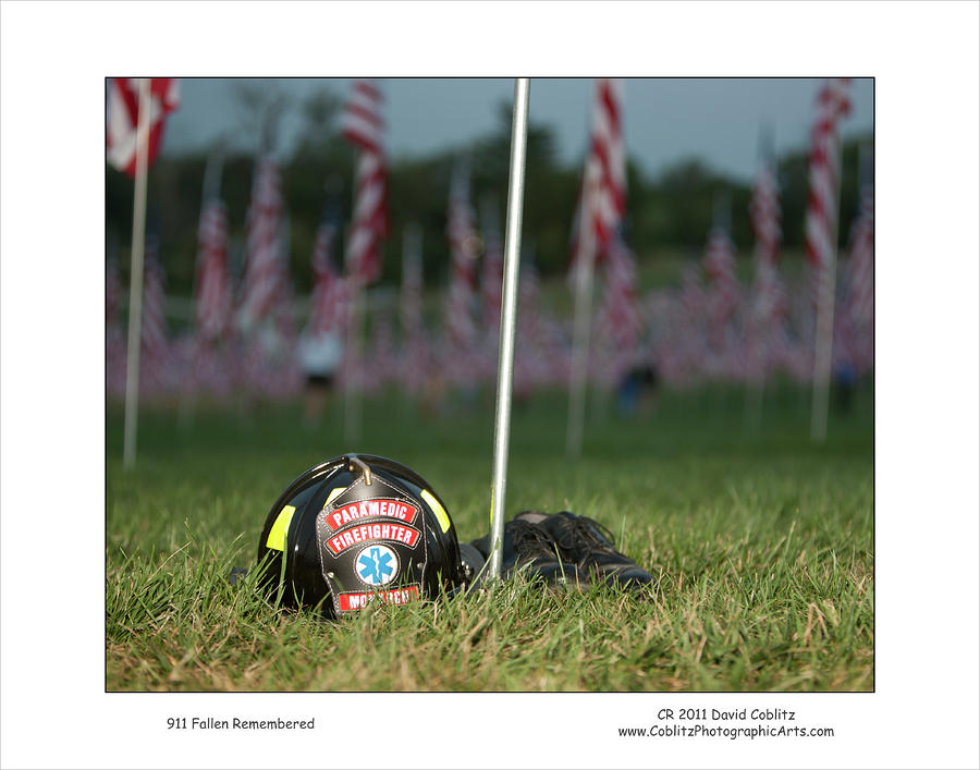 911 Fallen Remembered Photograph by David Coblitz