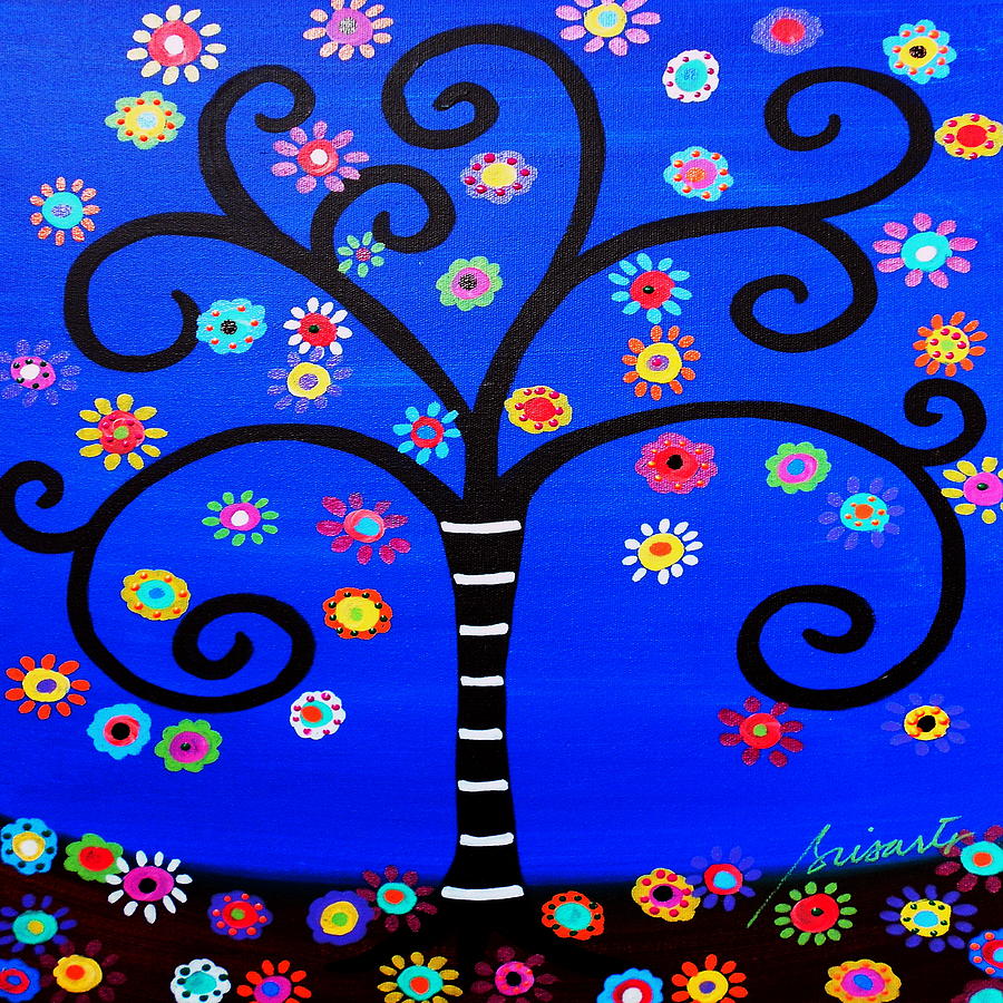 Tree Of Life #93 Painting by Pristine Cartera Turkus