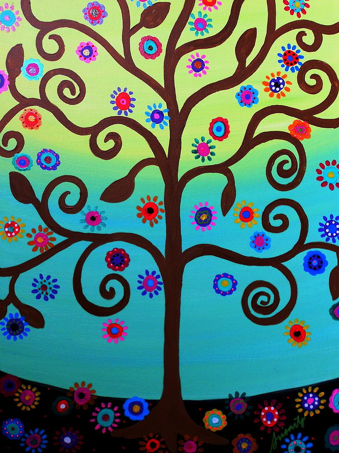 Tree of Life #98 Painting by Pristine Cartera Turkus