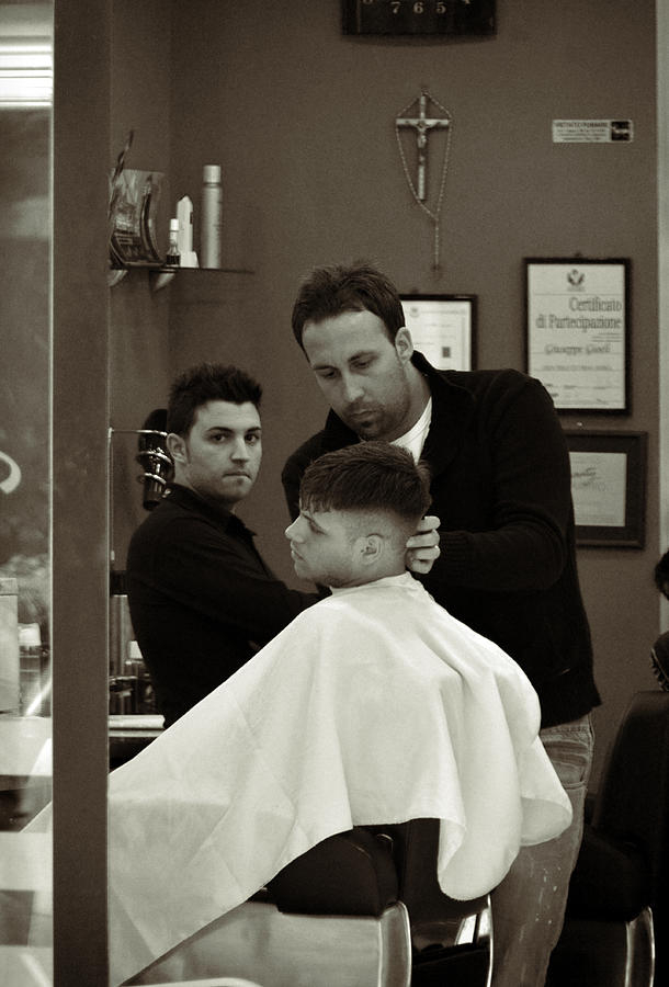 A barbershop in Palermo Photograph by RicardMN Photography