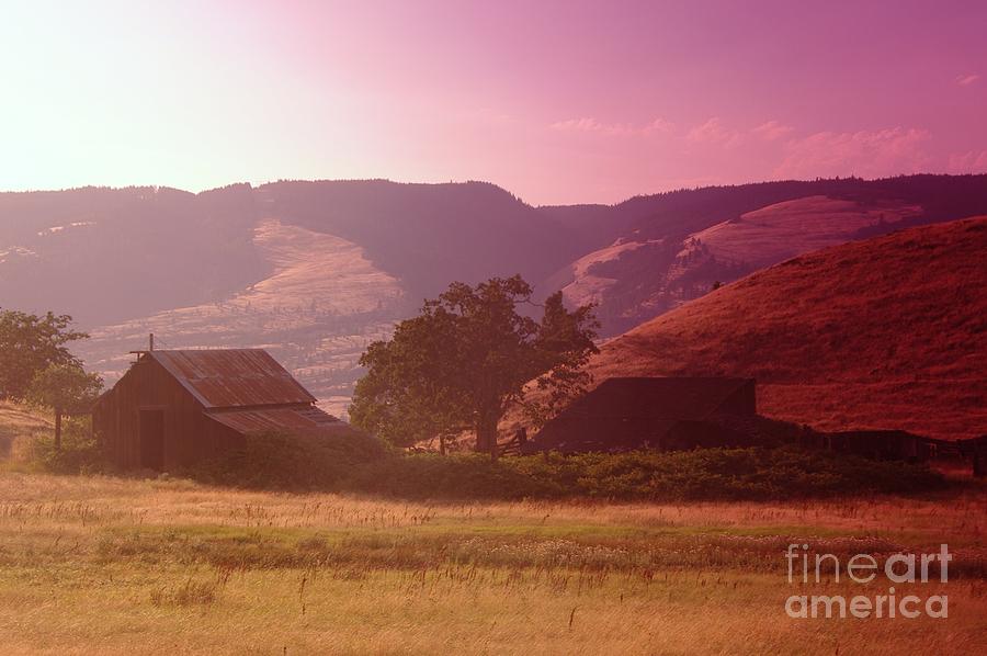 A barn near Rowena Oregon    Photograph by Jeff Swan