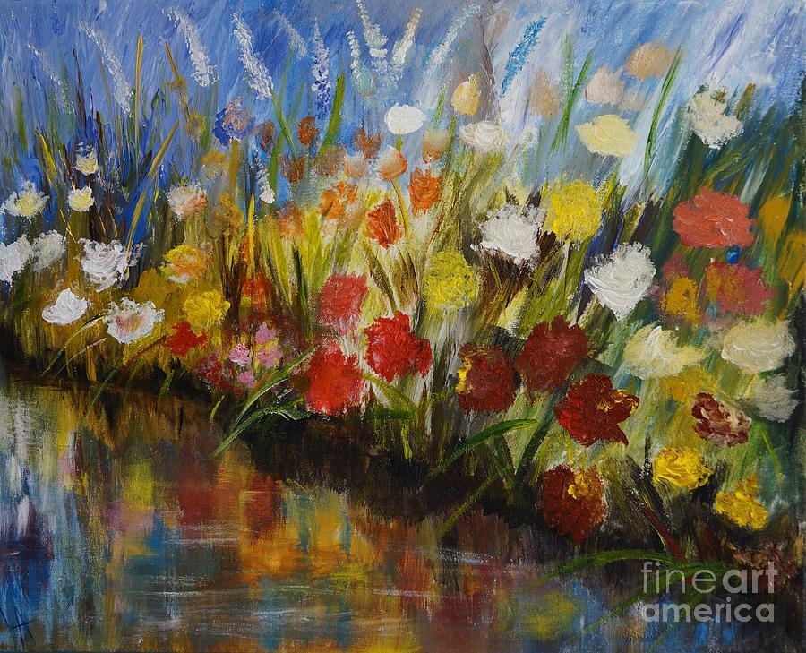 A Beautiful Reflection Painting by Leslie Allen