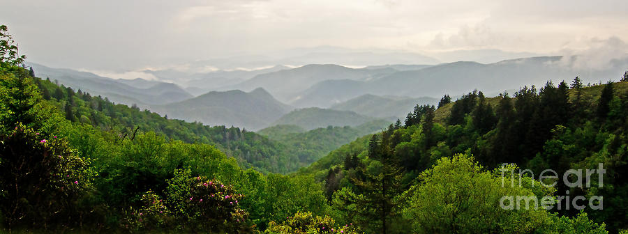 A Beautiful View Panorama Photograph by Bob and Nancy Kendrick
