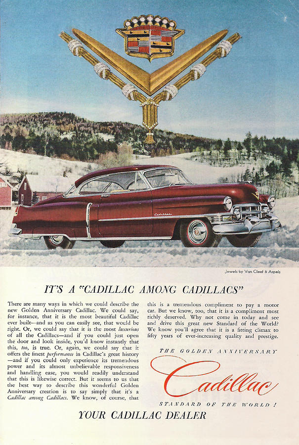 A Cadillac Among Cadillacs 1952 Digital Art by Georgia Clare